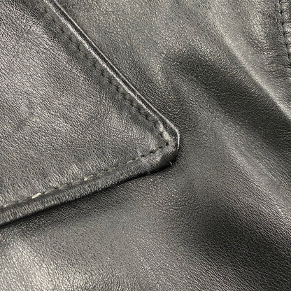 【中古品】【メンズ】 SCHOTT ショット 181 POLICEMAN LEATHER JACKET ポリスマン レザー ジャケット アウター 145-260209-cs-11-izu サイズ：38 カラー：ブラック 万代Net店