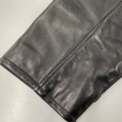 【中古品】【メンズ】 SCHOTT ショット 181 POLICEMAN LEATHER JACKET ポリスマン レザー ジャケット アウター 145-260209-cs-11-izu サイズ：38 カラー：ブラック 万代Net店
