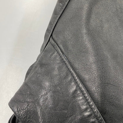 【中古品】【メンズ】 SCHOTT ショット 181 POLICEMAN LEATHER JACKET ポリスマン レザー ジャケット アウター 145-260209-cs-11-izu サイズ：38 カラー：ブラック 万代Net店