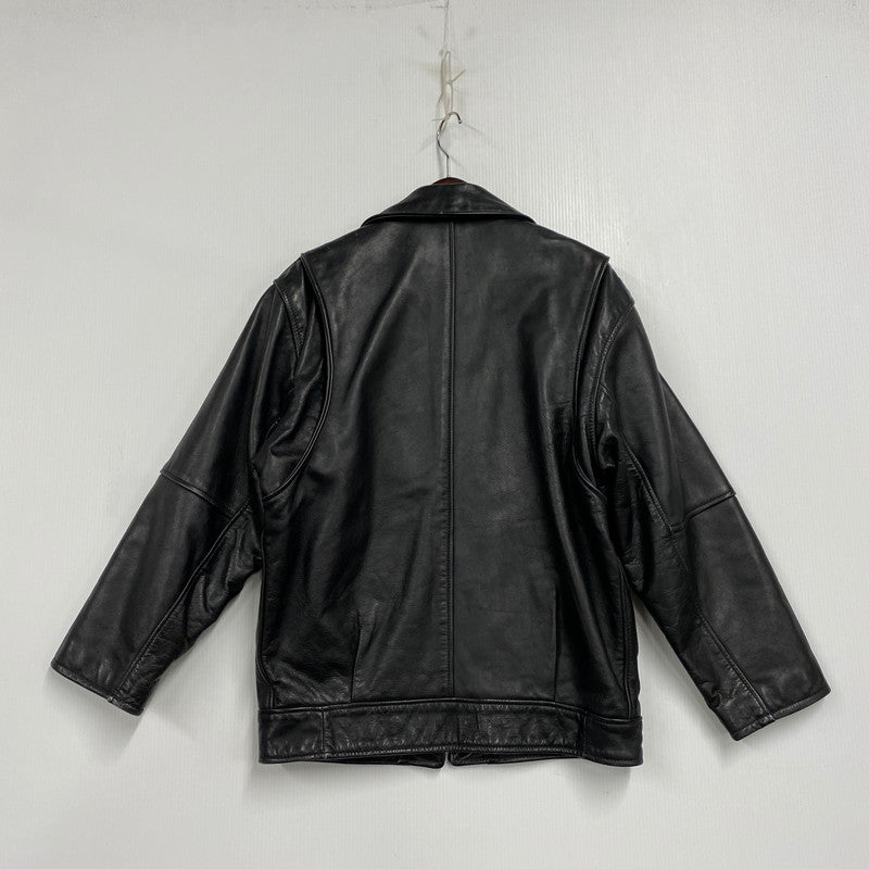 【中古品】【メンズ】 SCHOTT ショット 181 POLICEMAN LEATHER JACKET ポリスマン レザー ジャケット アウター 145-260209-cs-11-izu サイズ：38 カラー：ブラック 万代Net店