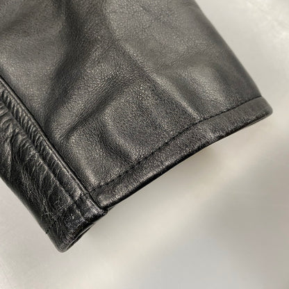 【中古品】【メンズ】 SCHOTT ショット 181 POLICEMAN LEATHER JACKET ポリスマン レザー ジャケット アウター 145-260209-cs-11-izu サイズ：38 カラー：ブラック 万代Net店