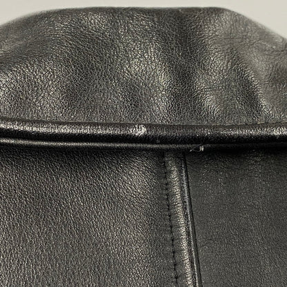 【中古品】【メンズ】 SCHOTT ショット 181 POLICEMAN LEATHER JACKET ポリスマン レザー ジャケット アウター 145-260209-cs-11-izu サイズ：38 カラー：ブラック 万代Net店