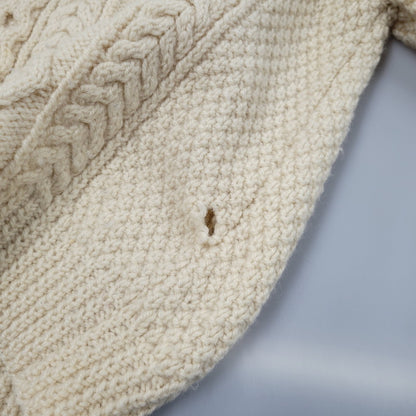 【現状渡し品】【メンズ】 JOHN MOLLOY ジョンモロイ FISHERMAN SWEATER フィッシャーマン セーター トップス 長袖 146-260213-kh-02-izu カラー：アイボリー 万代Net店