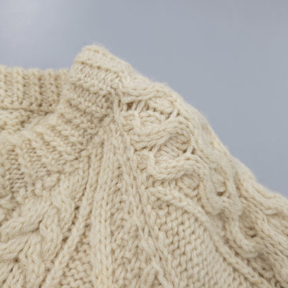 【現状渡し品】【メンズ】 JOHN MOLLOY ジョンモロイ FISHERMAN SWEATER フィッシャーマン セーター トップス 長袖 146-260213-kh-02-izu カラー：アイボリー 万代Net店