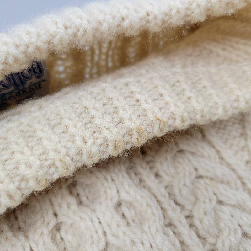 【現状渡し品】【メンズ】 JOHN MOLLOY ジョンモロイ FISHERMAN SWEATER フィッシャーマン セーター トップス 長袖 146-260213-kh-02-izu カラー：アイボリー 万代Net店