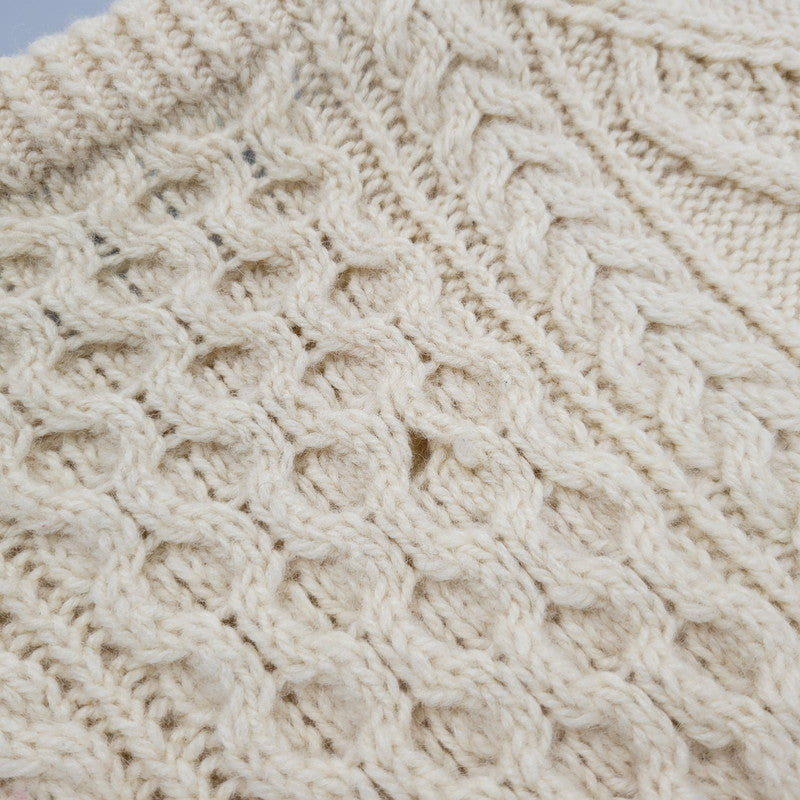 【現状渡し品】【メンズ】 JOHN MOLLOY ジョンモロイ FISHERMAN SWEATER フィッシャーマン セーター トップス 長袖 146-260213-kh-02-izu カラー：アイボリー 万代Net店