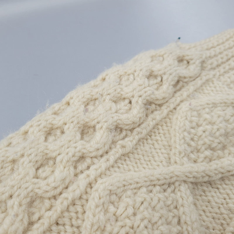 【現状渡し品】【メンズ】 JOHN MOLLOY ジョンモロイ FISHERMAN SWEATER フィッシャーマン セーター トップス 長袖 146-260213-kh-02-izu カラー：アイボリー 万代Net店