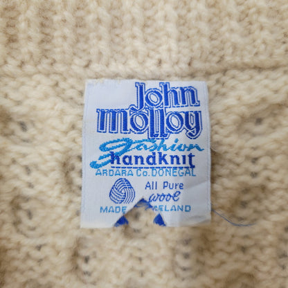 【現状渡し品】【メンズ】 JOHN MOLLOY ジョンモロイ FISHERMAN SWEATER フィッシャーマン セーター トップス 長袖 146-260213-kh-02-izu カラー：アイボリー 万代Net店
