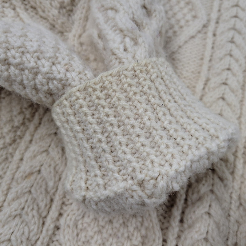 【現状渡し品】【メンズ】 JOHN MOLLOY ジョンモロイ FISHERMAN SWEATER フィッシャーマン セーター トップス 長袖 146-260213-kh-02-izu カラー：アイボリー 万代Net店