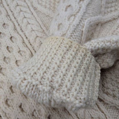 【現状渡し品】【メンズ】 JOHN MOLLOY ジョンモロイ FISHERMAN SWEATER フィッシャーマン セーター トップス 長袖 146-260213-kh-02-izu カラー：アイボリー 万代Net店