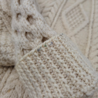 【現状渡し品】【メンズ】 JOHN MOLLOY ジョンモロイ FISHERMAN SWEATER フィッシャーマン セーター トップス 長袖 146-260213-kh-02-izu カラー：アイボリー 万代Net店