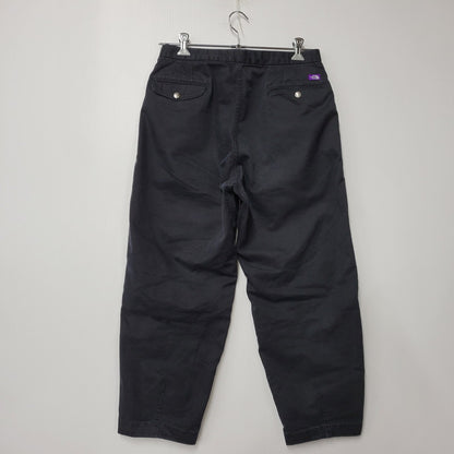 【中古品】【メンズ】 NT5052N STRETCH TWILL WIDE TAPERED PANTS ワイド テーパードパンツ 155-260209-yn-08-izu サイズ：32 カラー：ブラック 万代Net店