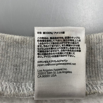 【中古品】【メンズ】 LOSANGELES APPAREL ロサンゼルスアパレル 14OZ CREWNECK SWEAT クルーネック スウェット トップス 長袖 142-260214-cs-03-izu サイズ：L カラー：グレー 万代Net店