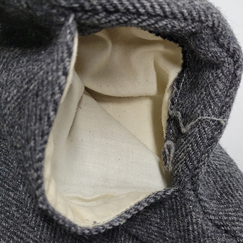 【中古品】【メンズ】 HERRINGBONE WOOL WIDE PANTS ヘリンボーン ウール ワイドパンツ USA製 ボトムス 157-260209-as-21-izu サイズ：34 カラー：ブラック系 万代Net店