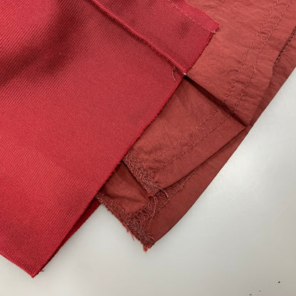 【中古品】【メンズ】 ETSINTA REMAKE LINE TRACK PANTS エシンタ リメイク ライン トラック パンツ ボトムス ズボン 158-260214-cs-04-izu サイズ：M カラー：レッド 万代Net店