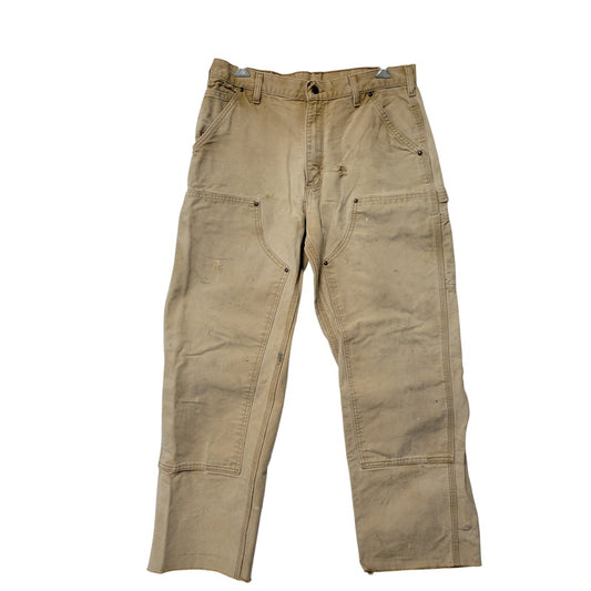 【現状渡し品】【メンズ】 B136 BRN 10年製 メキシコ製 DOUBLE KNEE PAINTER PANTS ダブル ニー ペインター パンツ ボトムス 157-260209-yn-07-izu サイズ：33×34 カラー：ベージュ 万代Net店