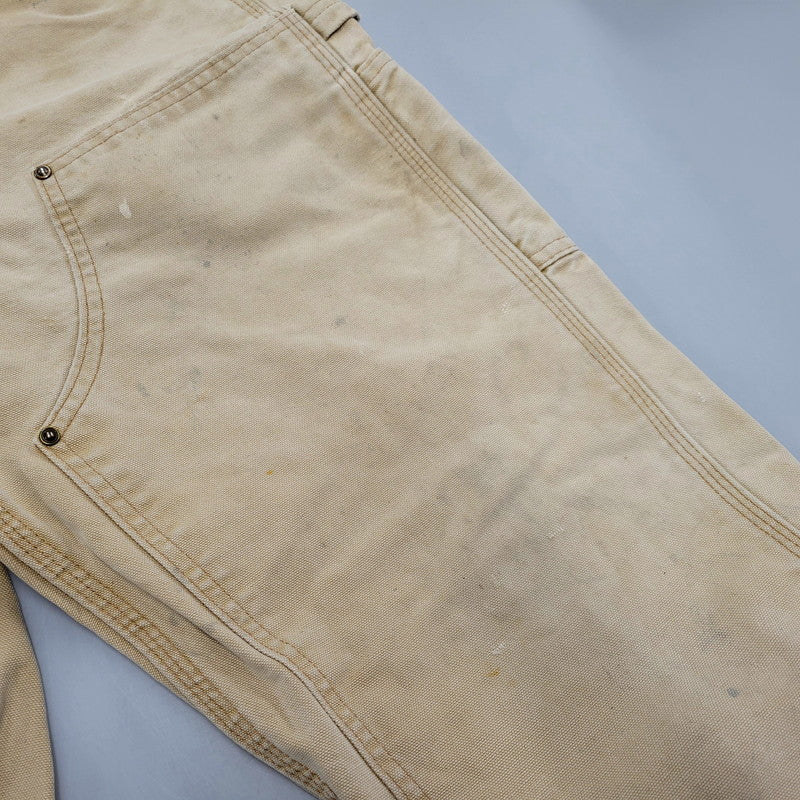 【現状渡し品】【メンズ】 B136 BRN 10年製 メキシコ製 DOUBLE KNEE PAINTER PANTS ダブル ニー ペインター パンツ ボトムス 157-260209-yn-07-izu サイズ：33×34 カラー：ベージュ 万代Net店
