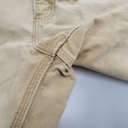 【現状渡し品】【メンズ】 B136 BRN 10年製 メキシコ製 DOUBLE KNEE PAINTER PANTS ダブル ニー ペインター パンツ ボトムス 157-260209-yn-07-izu サイズ：33×34 カラー：ベージュ 万代Net店