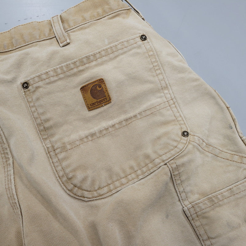 【現状渡し品】【メンズ】 B136 BRN 10年製 メキシコ製 DOUBLE KNEE PAINTER PANTS ダブル ニー ペインター パンツ ボトムス 157-260209-yn-07-izu サイズ：33×34 カラー：ベージュ 万代Net店