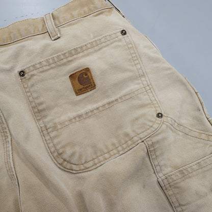 【現状渡し品】【メンズ】 B136 BRN 10年製 メキシコ製 DOUBLE KNEE PAINTER PANTS ダブル ニー ペインター パンツ ボトムス 157-260209-yn-07-izu サイズ：33×34 カラー：ベージュ 万代Net店