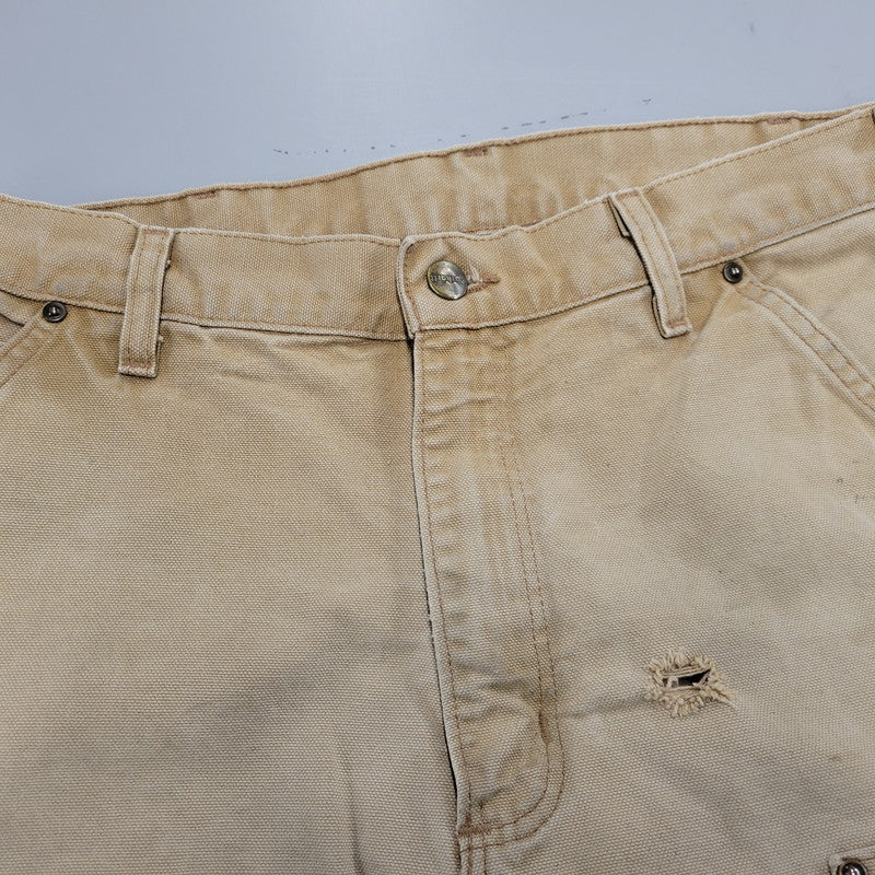【現状渡し品】【メンズ】 B136 BRN 10年製 メキシコ製 DOUBLE KNEE PAINTER PANTS ダブル ニー ペインター パンツ ボトムス 157-260209-yn-07-izu サイズ：33×34 カラー：ベージュ 万代Net店