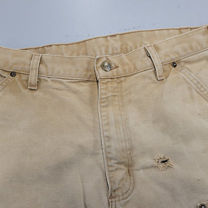 【現状渡し品】【メンズ】 B136 BRN 10年製 メキシコ製 DOUBLE KNEE PAINTER PANTS ダブル ニー ペインター パンツ ボトムス 157-260209-yn-07-izu サイズ：33×34 カラー：ベージュ 万代Net店