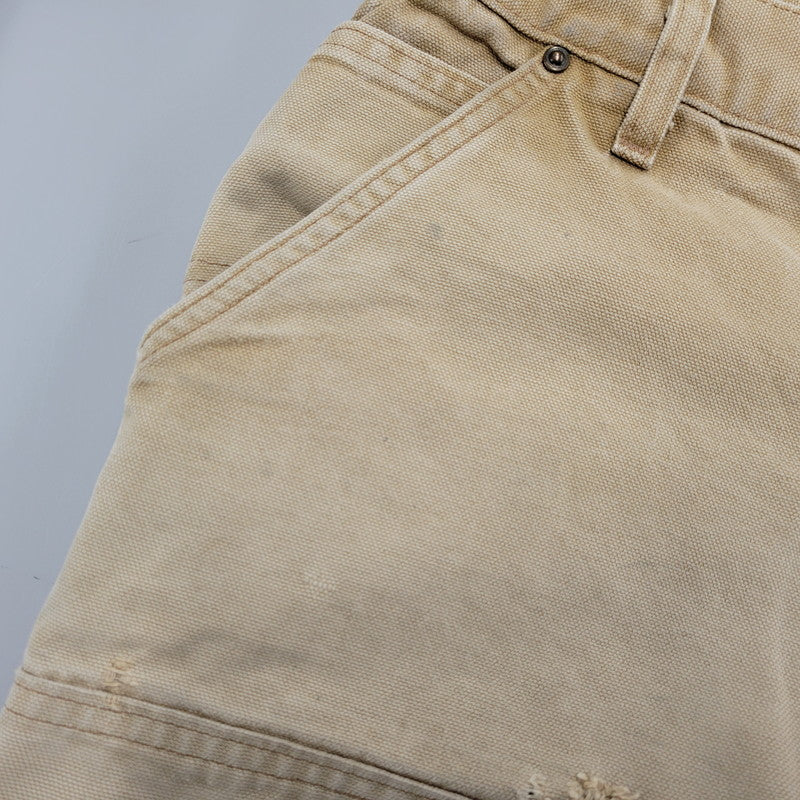 【現状渡し品】【メンズ】 B136 BRN 10年製 メキシコ製 DOUBLE KNEE PAINTER PANTS ダブル ニー ペインター パンツ ボトムス 157-260209-yn-07-izu サイズ：33×34 カラー：ベージュ 万代Net店