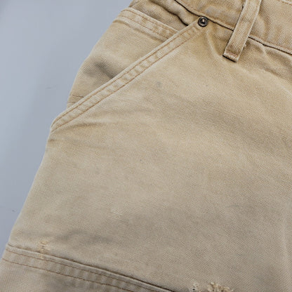 【現状渡し品】【メンズ】 B136 BRN 10年製 メキシコ製 DOUBLE KNEE PAINTER PANTS ダブル ニー ペインター パンツ ボトムス 157-260209-yn-07-izu サイズ：33×34 カラー：ベージュ 万代Net店