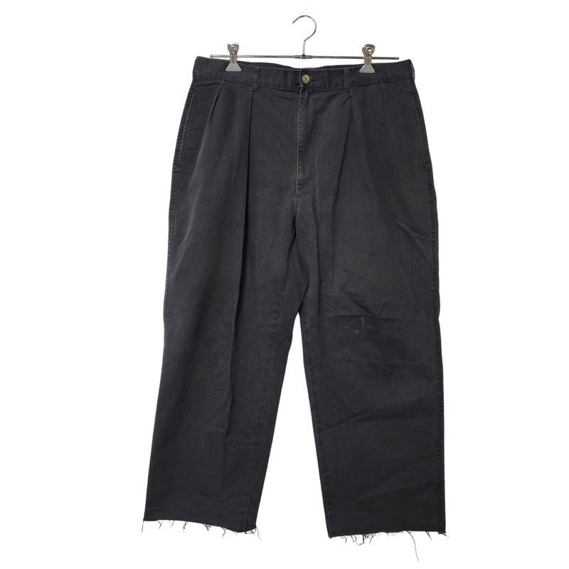 【中古品】【メンズ】 2 TUCK CHINO PANTS 2タック チノパンツ メキシコ製 ボトムス 157-260209-as-20-izu サイズ：36×30 カラー：ブラック 万代Net店