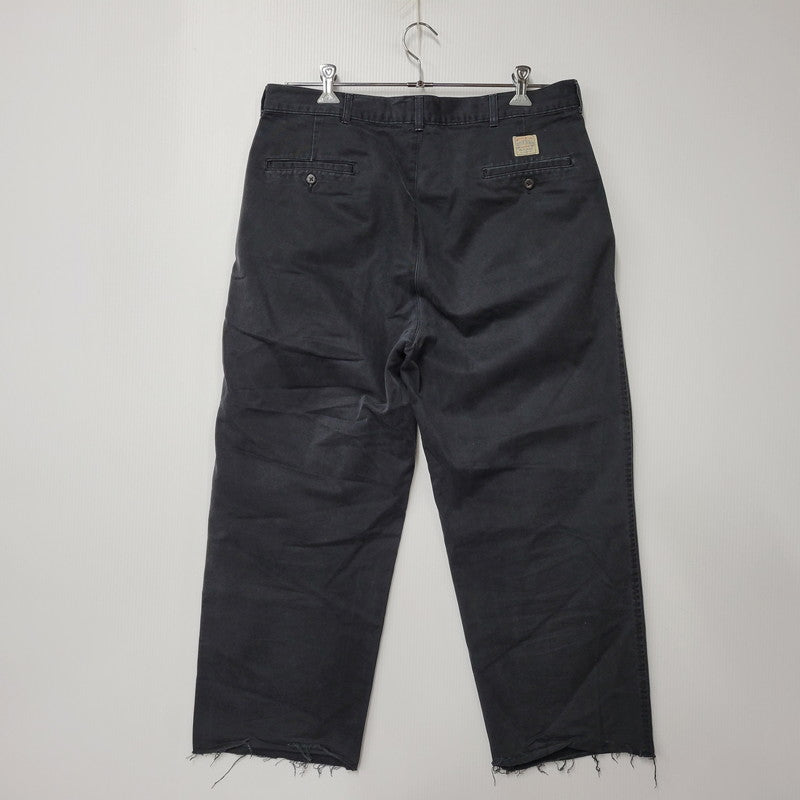 【中古品】【メンズ】 2 TUCK CHINO PANTS 2タック チノパンツ メキシコ製 ボトムス 157-260209-as-20-izu サイズ：36×30 カラー：ブラック 万代Net店