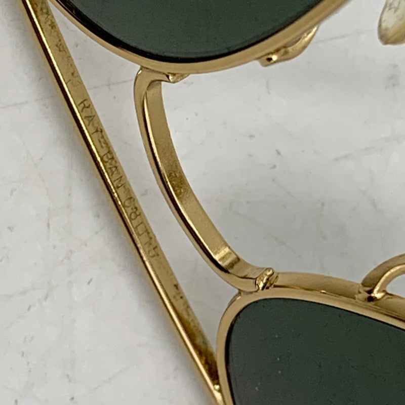 【中古品】【メンズ】 RAYBAN レイバン RB3136 CARAVAN キャラバン SUNGLASSES サングラス 203-260209-ya-09-izu サイズ：58口15 カラー：ブラック×ゴールド 万代Net店