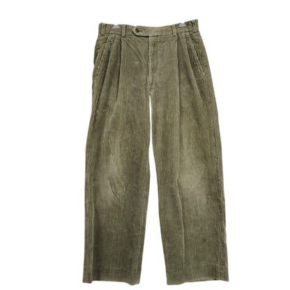 【中古品】【メンズ】 2-TUCK CORDUROY PANTS 2タック コーデュロイ パンツ ボトムス 157-260213-kh-03-izu サイズ：86 カラー：カーキ 万代Net店
