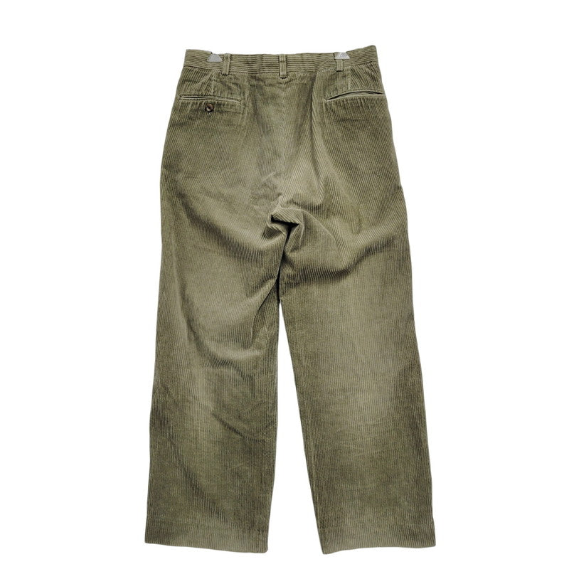 【中古品】【メンズ】 2-TUCK CORDUROY PANTS 2タック コーデュロイ パンツ ボトムス 157-260213-kh-03-izu サイズ：86 カラー：カーキ 万代Net店