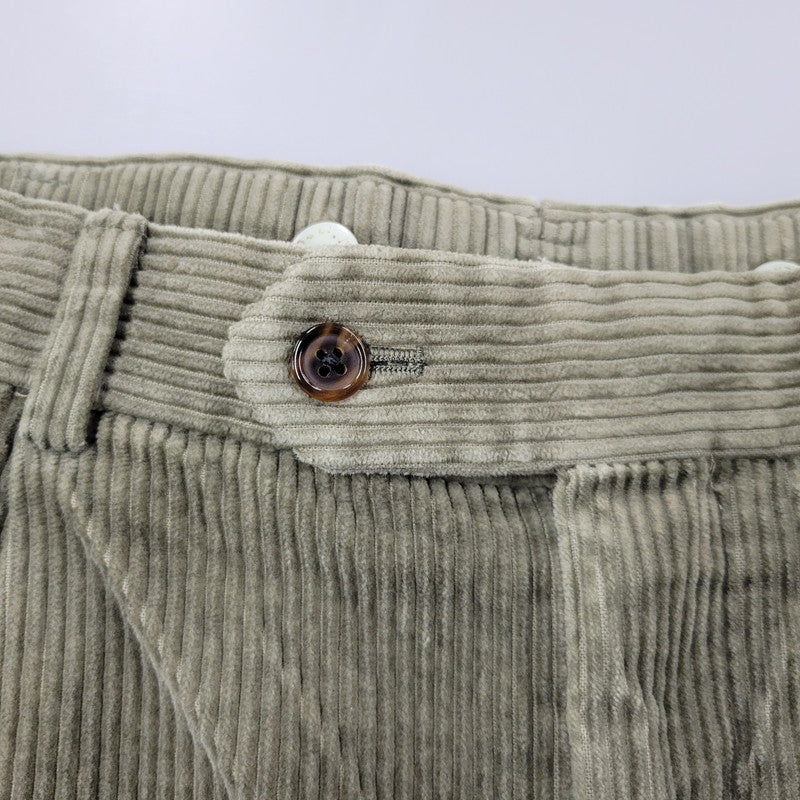 【中古品】【メンズ】 2-TUCK CORDUROY PANTS 2タック コーデュロイ パンツ ボトムス 157-260213-kh-03-izu サイズ：86 カラー：カーキ 万代Net店