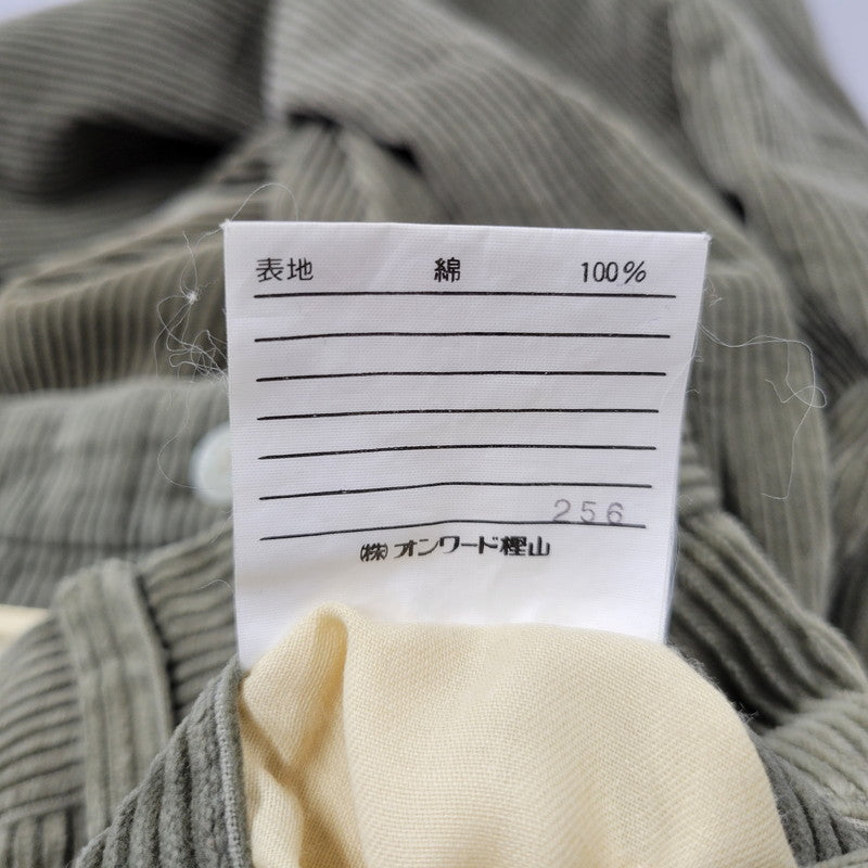 【中古品】【メンズ】 2-TUCK CORDUROY PANTS 2タック コーデュロイ パンツ ボトムス 157-260213-kh-03-izu サイズ：86 カラー：カーキ 万代Net店