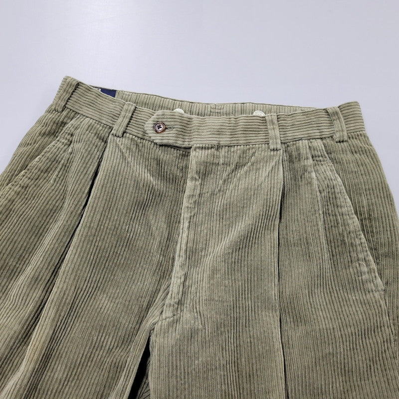 【中古品】【メンズ】 2-TUCK CORDUROY PANTS 2タック コーデュロイ パンツ ボトムス 157-260213-kh-03-izu サイズ：86 カラー：カーキ 万代Net店