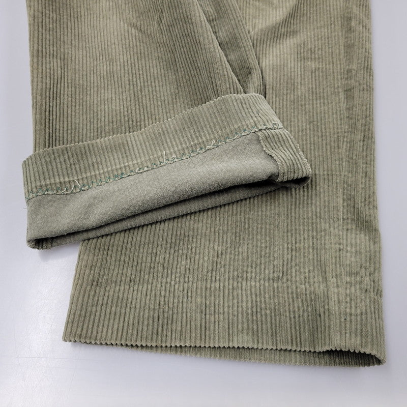 【中古品】【メンズ】 2-TUCK CORDUROY PANTS 2タック コーデュロイ パンツ ボトムス 157-260213-kh-03-izu サイズ：86 カラー：カーキ 万代Net店