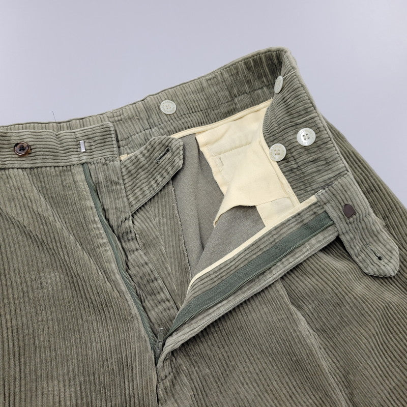 【中古品】【メンズ】 2-TUCK CORDUROY PANTS 2タック コーデュロイ パンツ ボトムス 157-260213-kh-03-izu サイズ：86 カラー：カーキ 万代Net店