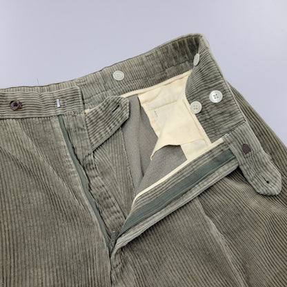 【中古品】【メンズ】 2-TUCK CORDUROY PANTS 2タック コーデュロイ パンツ ボトムス 157-260213-kh-03-izu サイズ：86 カラー：カーキ 万代Net店