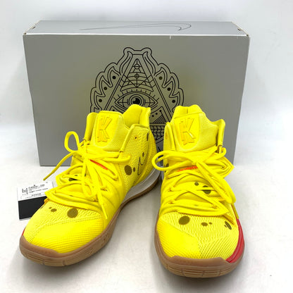 【中古品】【メンズ】 NIKE ナイキ × SPONGEBOB SQUAREPANTS スポンジボブ スクエアパンツ CJ6950-700 KYRIE 5 カイリーファイブ スニーカー シューズ 靴 160-260209-ya-03-izu サイズ：27.5cm カラー：OPTI YELLOW 万代Net店
