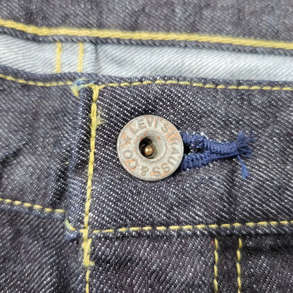 【中古品】【メンズ】 Levi's リーバイス YELLOW STITCH 502 DENIM PANTS 10502-0001 イエローステッチ デニムパンツ 日本製 ジーンズ ボトムス 158-260214-as-18-izu サイズ：42×34 カラー：インディゴ 万代Net店