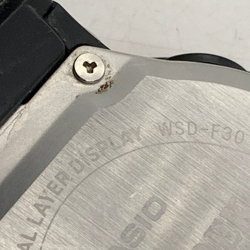 【中古品】【メンズ/レディース】 WSD-F30 PRO TREK SMART WATCH プロトレック スマート ウォッチ 腕時計 時計 197-260210-ya-07-izu カラー：ブラック×オレンジ 万代Net店