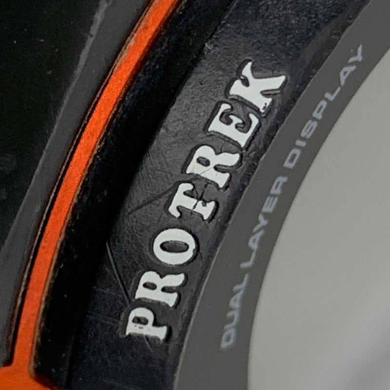 【中古品】【メンズ/レディース】 WSD-F30 PRO TREK SMART WATCH プロトレック スマート ウォッチ 腕時計 時計 197-260210-ya-07-izu カラー：ブラック×オレンジ 万代Net店