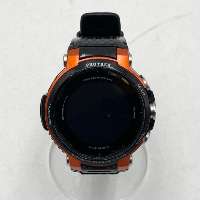 【中古品】【メンズ/レディース】 WSD-F30 PRO TREK SMART WATCH プロトレック スマート ウォッチ 腕時計 時計 197-260210-ya-07-izu カラー：ブラック×オレンジ 万代Net店