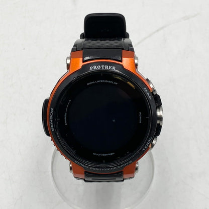 【中古品】【メンズ/レディース】 WSD-F30 PRO TREK SMART WATCH プロトレック スマート ウォッチ 腕時計 時計 197-260210-ya-07-izu カラー：ブラック×オレンジ 万代Net店