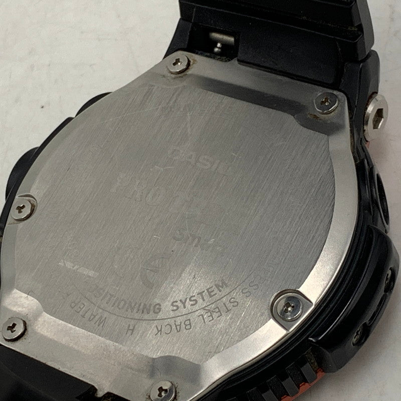 【中古品】【メンズ/レディース】 WSD-F30 PRO TREK SMART WATCH プロトレック スマート ウォッチ 腕時計 時計 197-260210-ya-07-izu カラー：ブラック×オレンジ 万代Net店