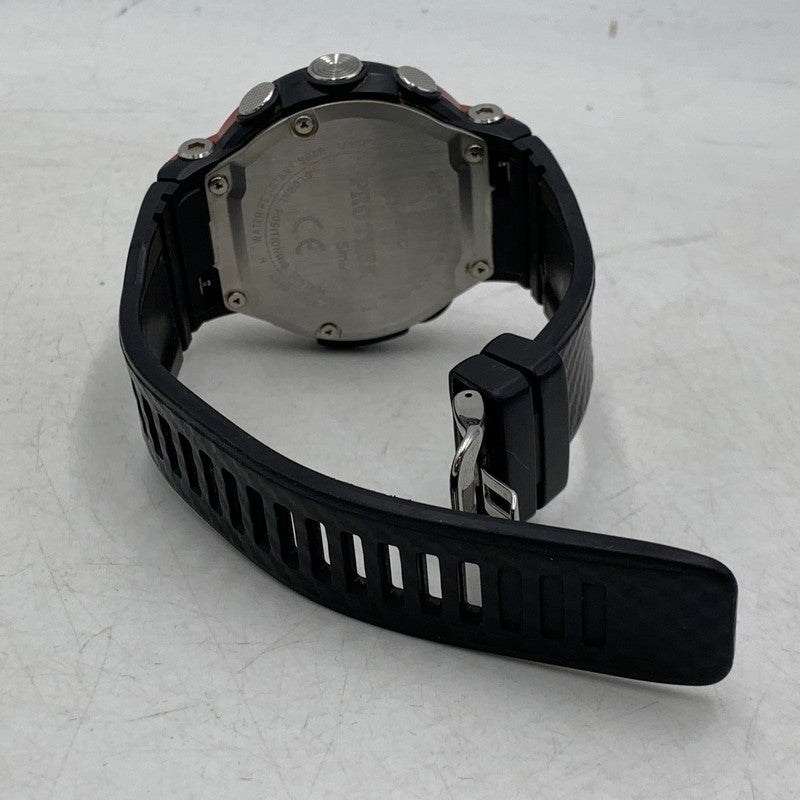 【中古品】【メンズ/レディース】 WSD-F30 PRO TREK SMART WATCH プロトレック スマート ウォッチ 腕時計 時計 197-260210-ya-07-izu カラー：ブラック×オレンジ 万代Net店