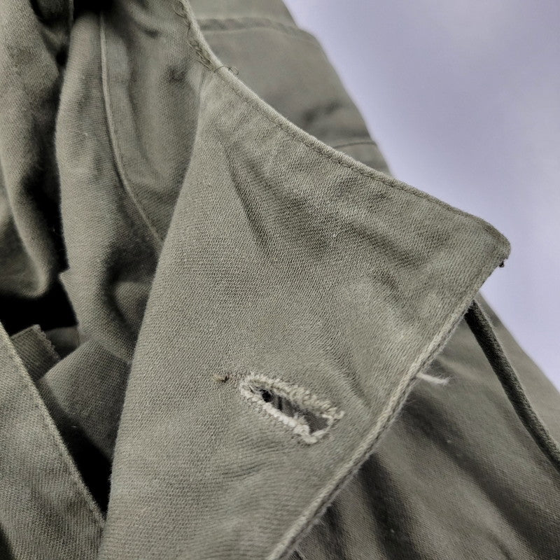 【中古品】【メンズ】 FRENCH ARMY フレンチアーミー フランス軍 M-64 FIELD PARKA 7085/8590 フィールドパーカ ジャケット コート アウター 146-260210-as-06-izu サイズ：92L カラー：カーキ 万代Net店