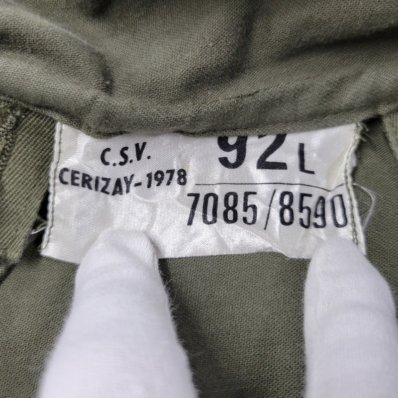 【中古品】【メンズ】 FRENCH ARMY フレンチアーミー フランス軍 M-64 FIELD PARKA 7085/8590 フィールドパーカ ジャケット コート アウター 146-260210-as-06-izu サイズ：92L カラー：カーキ 万代Net店