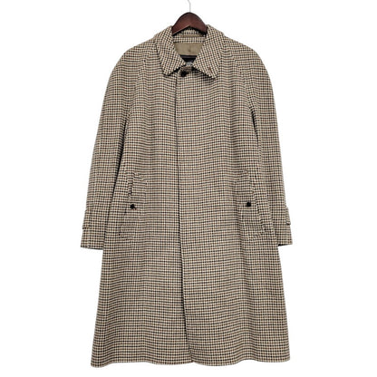 【中古品】【メンズ】 Burberrys バーバリーズ WOOL CASHMERE SOUTIEN COLLAR COAT WW050-869-59 ウール カシミヤ ステンカラーコート 千鳥格子 アウター 141-260210-as-05-izu サイズ：92-170 カラー：ブラウン系 万代Net店
